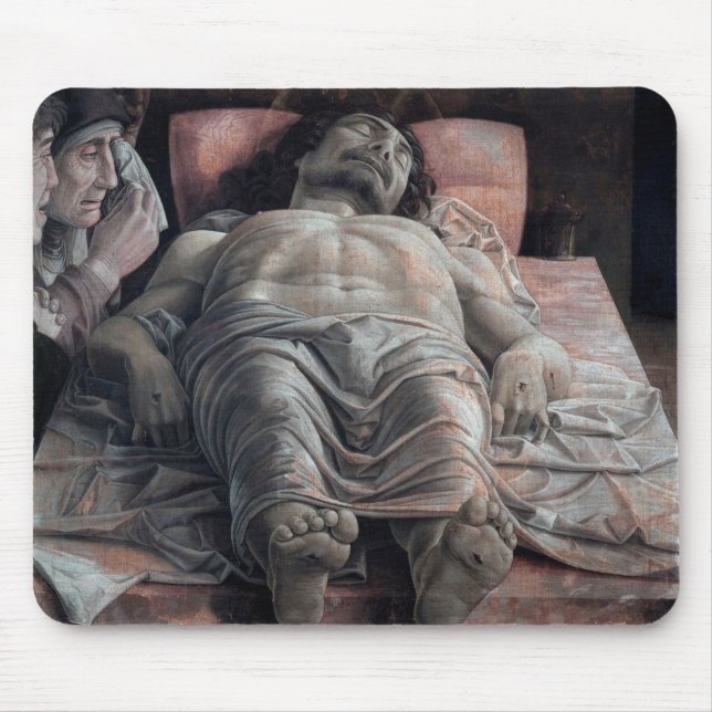 The Lamentation over the Dead Christ, Mantegna Mouse Pad (Front)