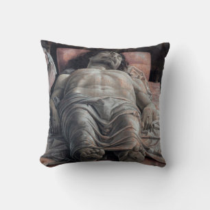The Lamentation over the Dead Christ, Mantegna Throw Pillow