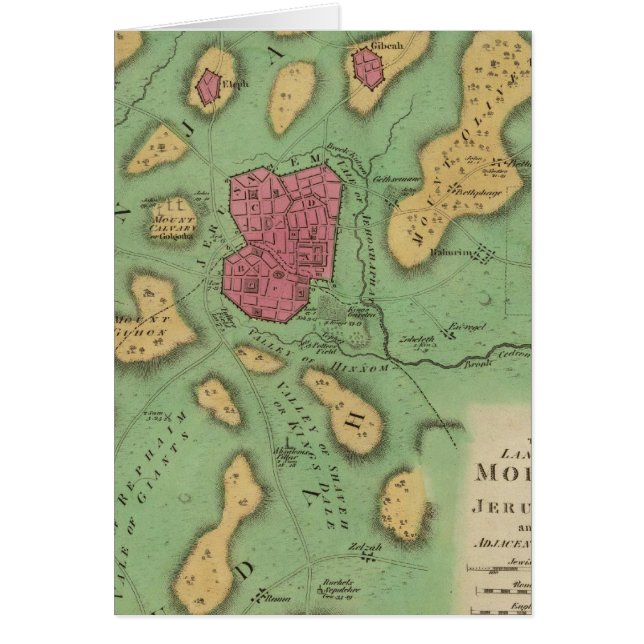 The Land Of Moriah Or Jerusalem (Front)