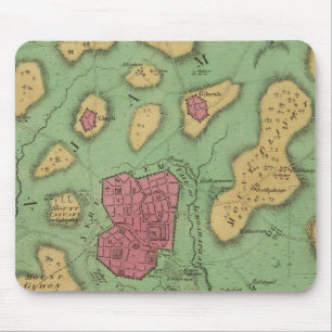 The Land Of Moriah Or Jerusalem Mouse Pad