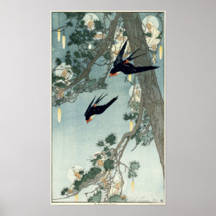 The Land of the Bluebird by Bertha Lum Poster