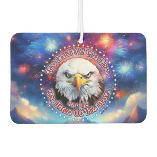 The Land Of The Free Home Brown Eagle Fireworks M Air Freshener
