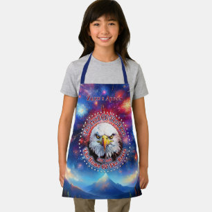 The Land Of The Free Home Brown Eagle Fireworks M Apron