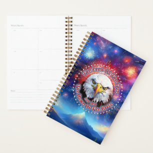 The Land Of The Free Home Brown Eagle Fireworks M Planner