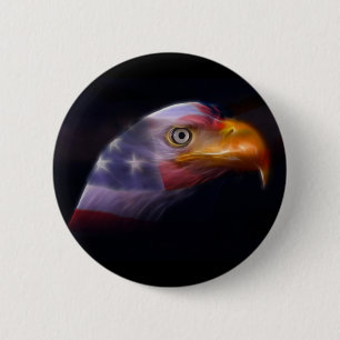 The Land of the Free, Home of the Brave 2 Inch Round Button