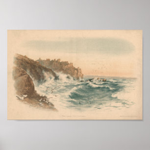 The Land’s End. Cornwall Poster