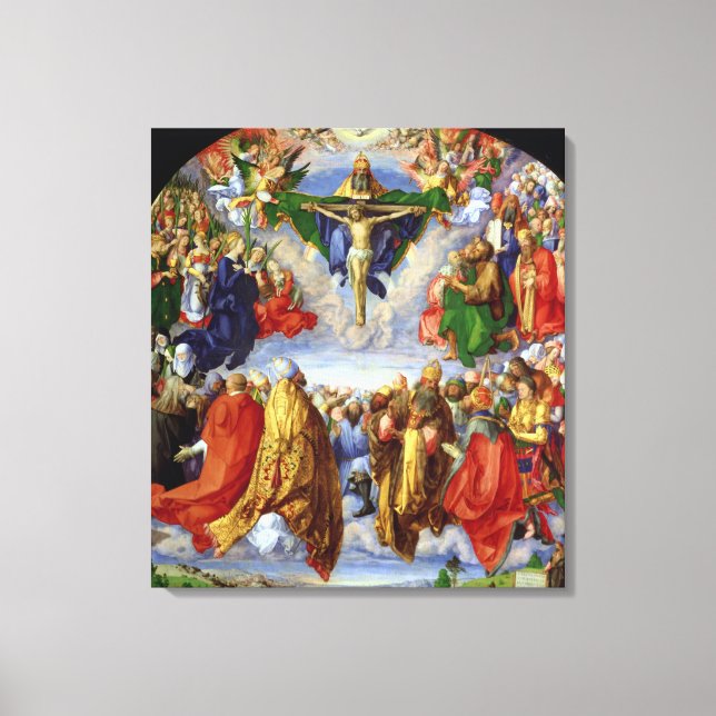 The Landauer Altarpiece, All Saints Day, 1511 Canvas Print (Front)