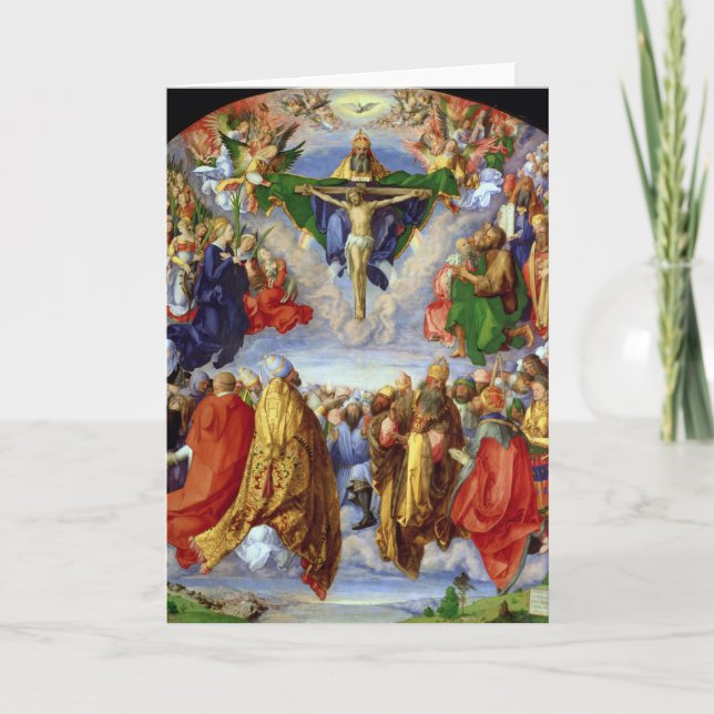 The Landauer Altarpiece, All Saints Day, 1511 Card (Front)