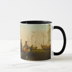 The Landing of Columbus, c.1837 (oil on canvas) Mug