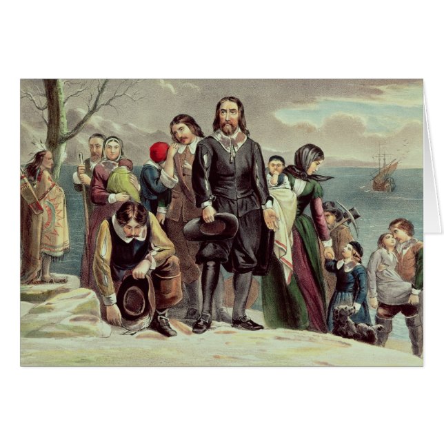 The Landing of the Pilgrims at Plymouth (Front Horizontal)