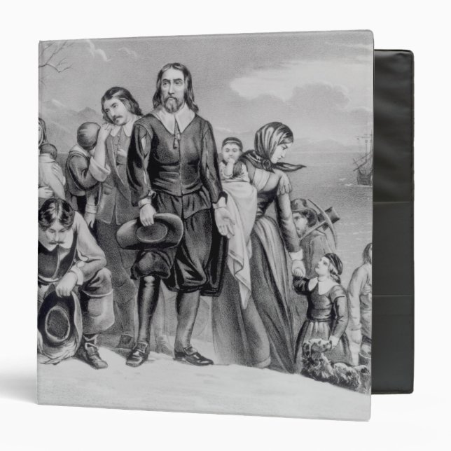 The Landing of the Pilgrims Binder (Front/Inside)