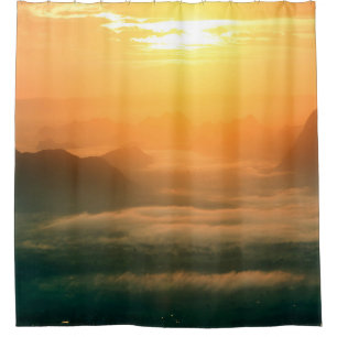 The landscape photo, beautiful sea fog in morning