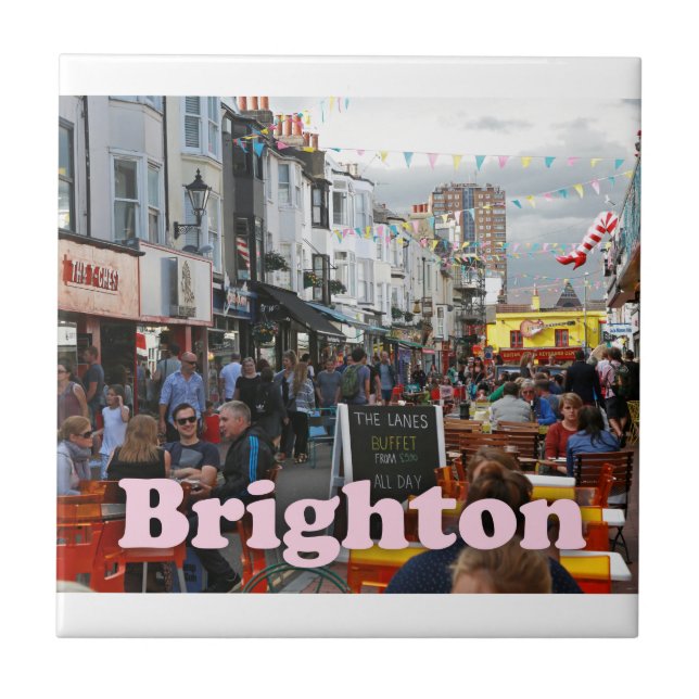 The Lanes Brighton Tile (Front)