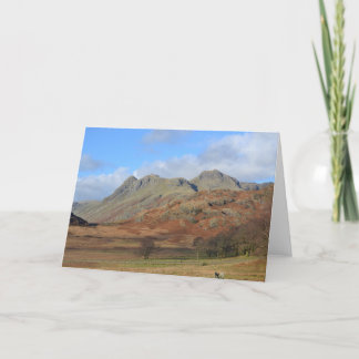 The Langdale Pikes, English Lake District Card