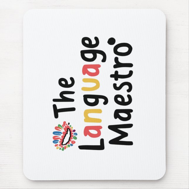 The Language Maestro Mouse Pad (Front)