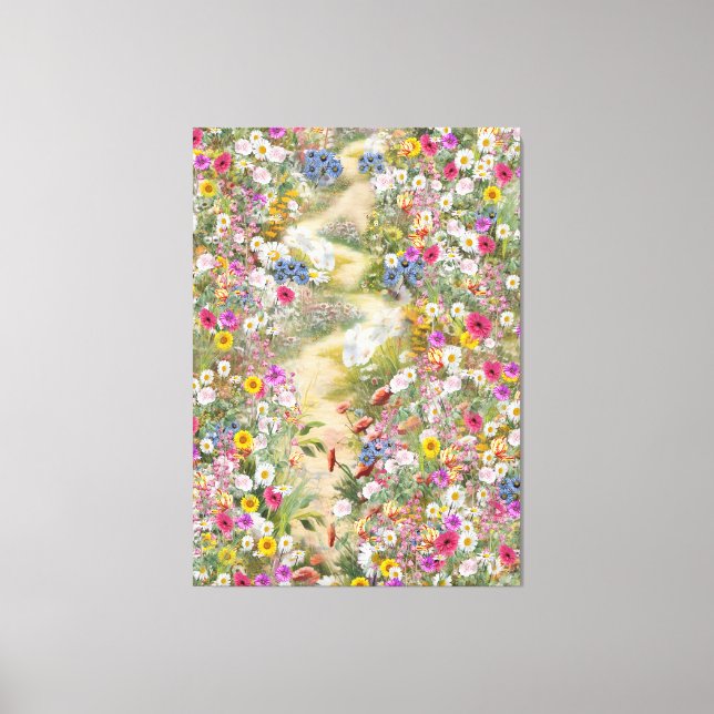 the Language of Flowers Canvas Print (Front)