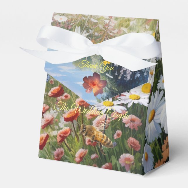 The Language of Flowers Favor Box (Front Side)