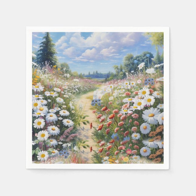 The Language of Flowers Napkin (Front)