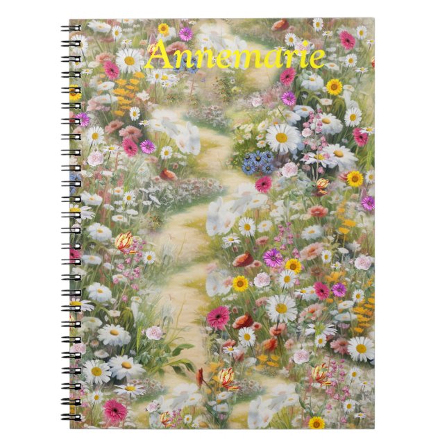 the Language of Flowers Notebook (Front)