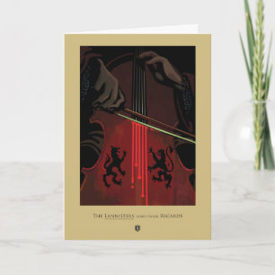 The Lannisters Send Their Regards Card