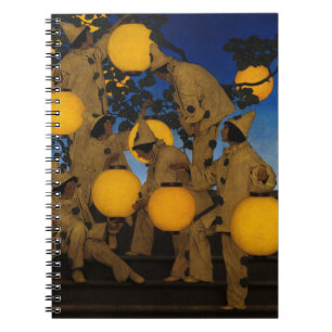 The Lantern Bearers, 1908 by Maxfield Parrish Notebook