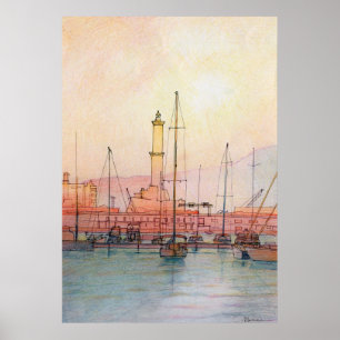 The lantern of Genoa Poster