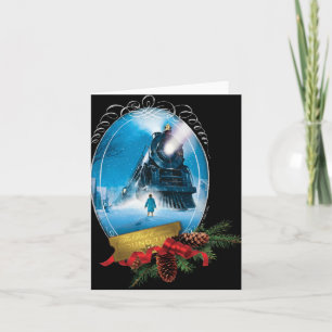 The Lar Express Holiday Framed Train Arrival T Shi Card