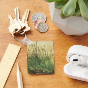 The Large (Great) Piece of Turf by Albrecht Durer Keychain