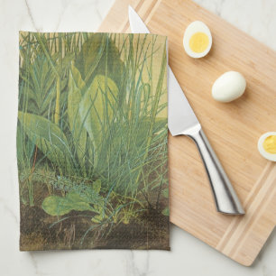 The Large (Great) Piece of Turf by Albrecht Durer Kitchen Towel