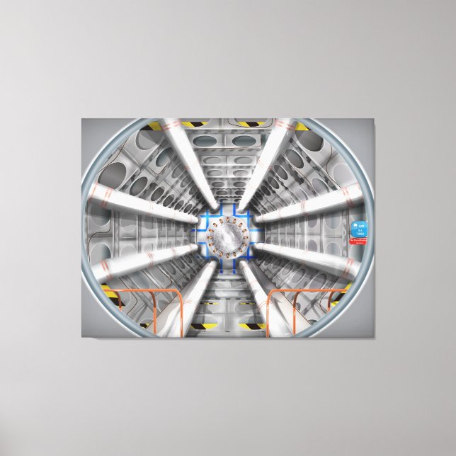 The Large Hadron Collider Canvas Print (Front)