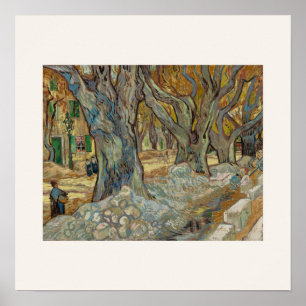 The Large Plane Trees by Van Gogh - Landscape Art Poster