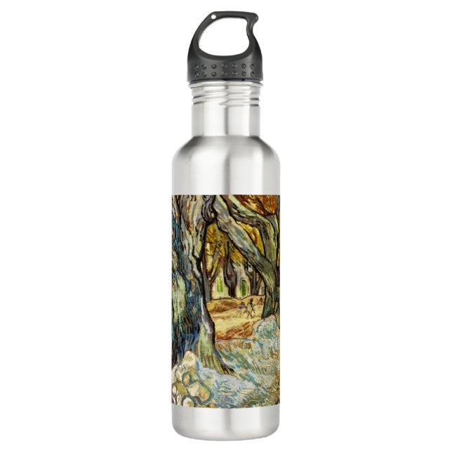 The Large Plane Trees By Vincent Van Gogh 710 Ml Water Bottle (Front)