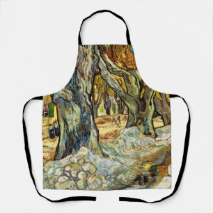 The Large Plane Trees By Vincent Van Gogh Apron