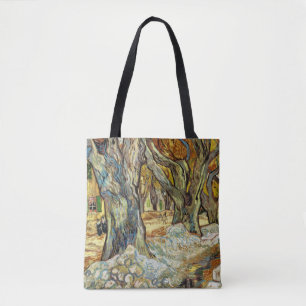 The Large Plane Trees By Vincent Van Gogh Tote Bag
