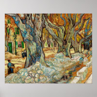 The Large Plane Trees (Road Menders at Saint-Rémy)