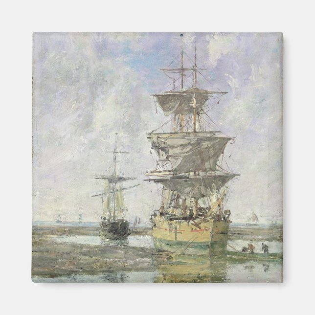 The Large Ship, 1879 (oil on canvas) Magnet (Front)