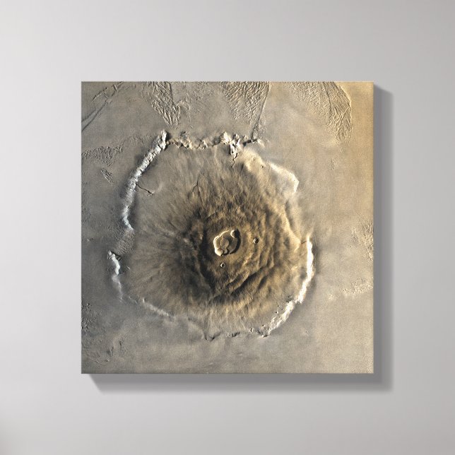 The largest known volcano in the solar system canvas print (Front)