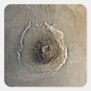 The largest known volcano in the solar system square sticker