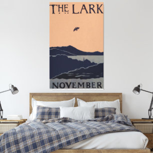 The Lark Florence Lundbord Vintage Abstract Canvas Print