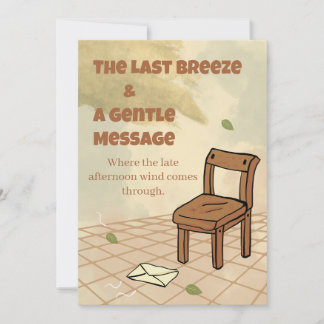 The Last Breeze & A Gentle Message Vintage Invite
