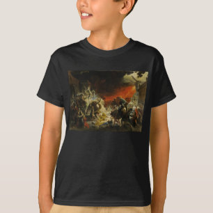 The Last Day of Pompeii by Karl Briullov Vesuvius T-Shirt