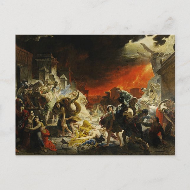 The Last Day of Pompeii Postcard (Front)