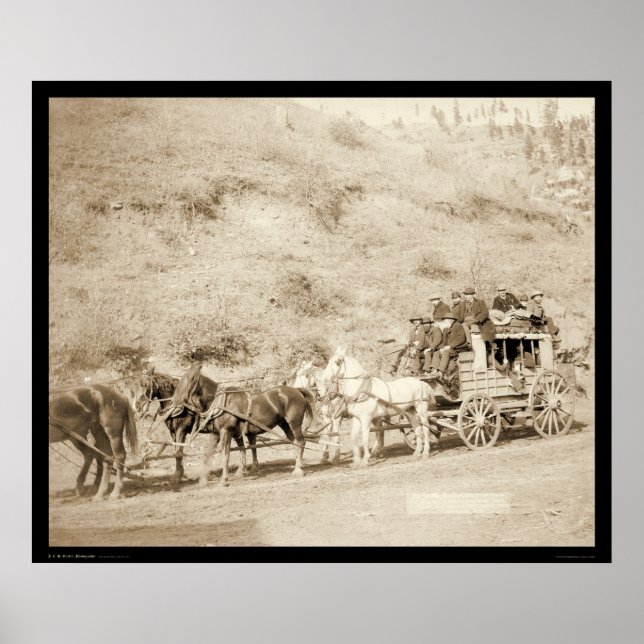 The Last Deadwood Coach SD 1890 Poster (Front)