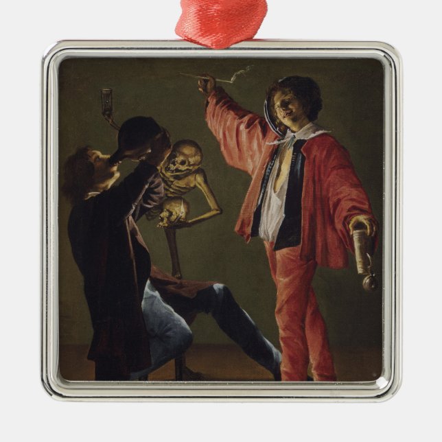 The Last Drop of Beer Before the Party Ends Metal Ornament (Front)