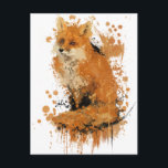 The Last Fox Postcard<br><div class="desc">Abstract FOX fox, fox pics, fire fox, fox photo, red fox, fox painting, fox image, animal prints, animal prints and paintings, animal, animal prints list, animal prints for sale, animals that start, animals that mate for life, animal art paints, animal folk art paintings, pop art animal paintings, animal art paintings,...</div>