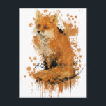 The Last Fox Postcard<br><div class="desc">Abstract FOX fox, fox pics, fire fox, fox photo, red fox, fox painting, fox image, animal prints, animal prints and paintings, animal, animal prints list, animal prints for sale, animals that start, animals that mate for life, animal art paints, animal folk art paintings, pop art animal paintings, animal art paintings,...</div>