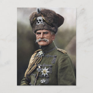 The Last Hussar August von Mackensen 1914 Colorize Postcard