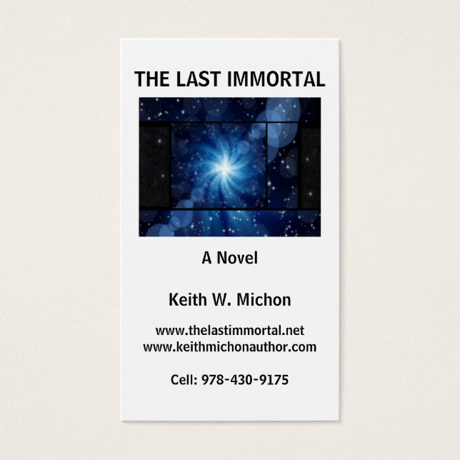 The Last Immortal Business Cards NEWEST LIGHT Ver (Front)