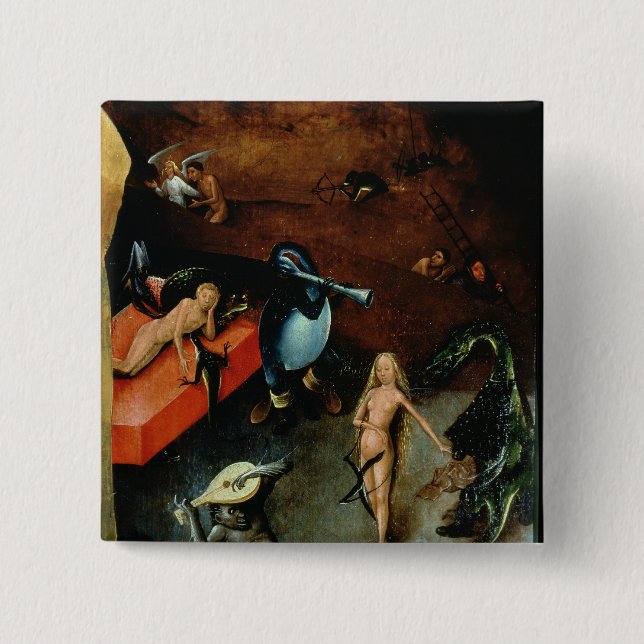 The Last Judgement 2 Inch Square Button (Front)