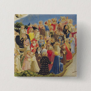 The Last Judgement 2 Inch Square Button